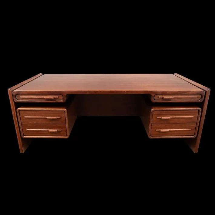 Pamono Executive Desk by Dyrlund, 1970s New