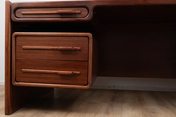 Pamono Executive Desk by Dyrlund, 1970s New