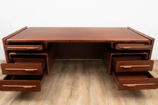 Pamono Executive Desk by Dyrlund, 1970s New