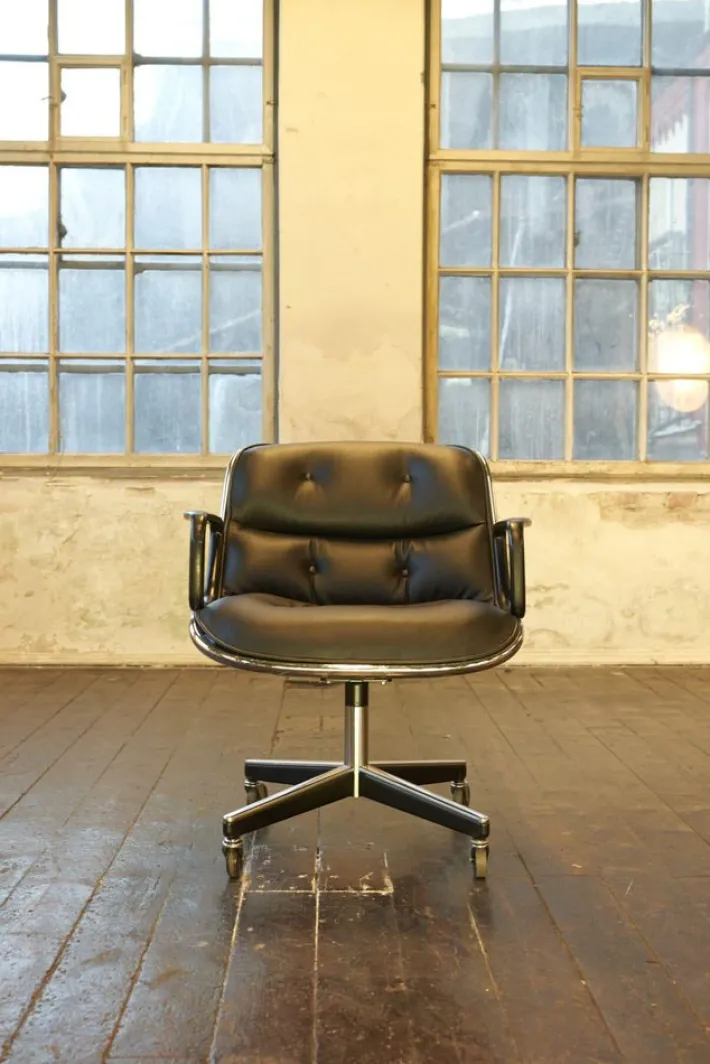 Pamono Executive Swivel Chair by Charles Pollock for Knoll Hot