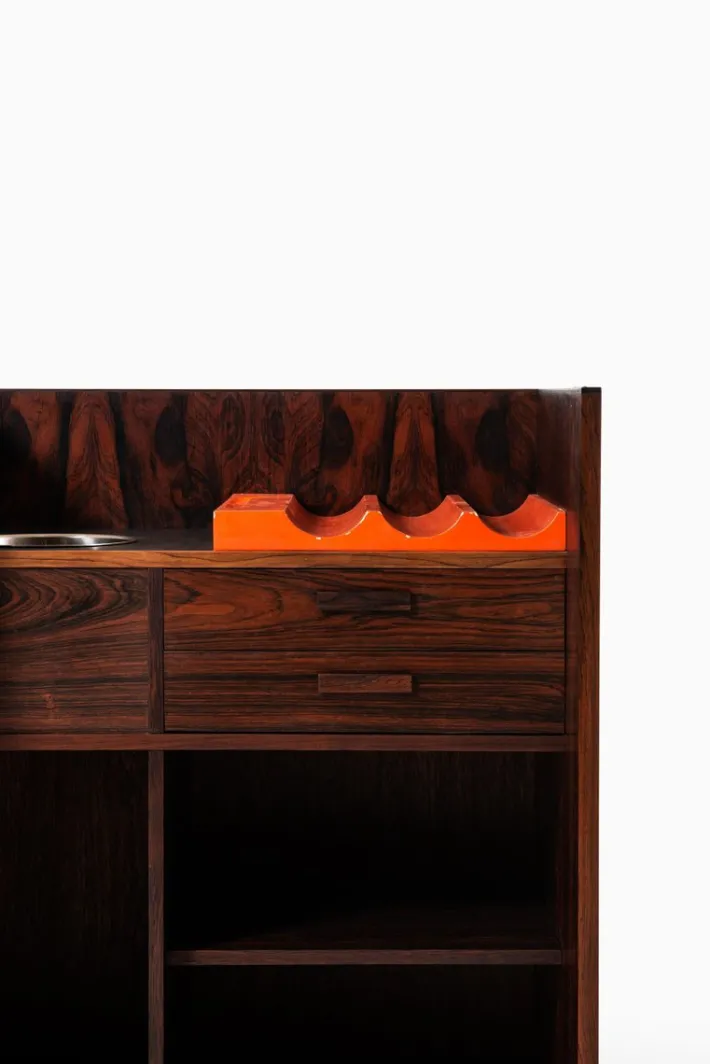 Pamono Expanding Captain's Bar in Rosewood from Dyrlund, Denmark, 1960s Online