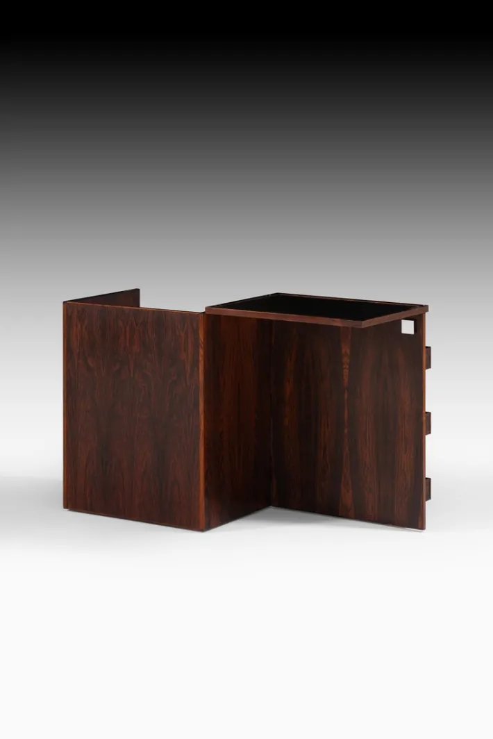 Pamono Expanding Captain's Bar in Rosewood from Dyrlund, Denmark, 1960s Online