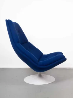 Pamono F590 Blue Swivel Chair Geoffrey D. Harcourt for Artifort, 1960s Outlet