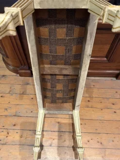 Pamono Fabric & Walnut Bench, 1930s Online