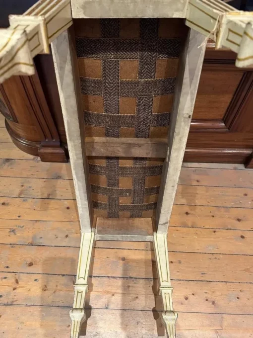 Pamono Fabric & Walnut Bench, 1930s Online