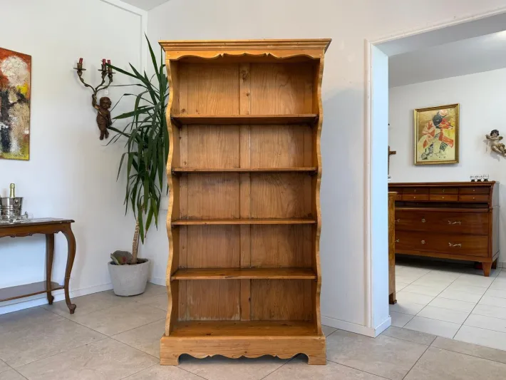 Pamono Farmhouse Bookcase in Natural Wood