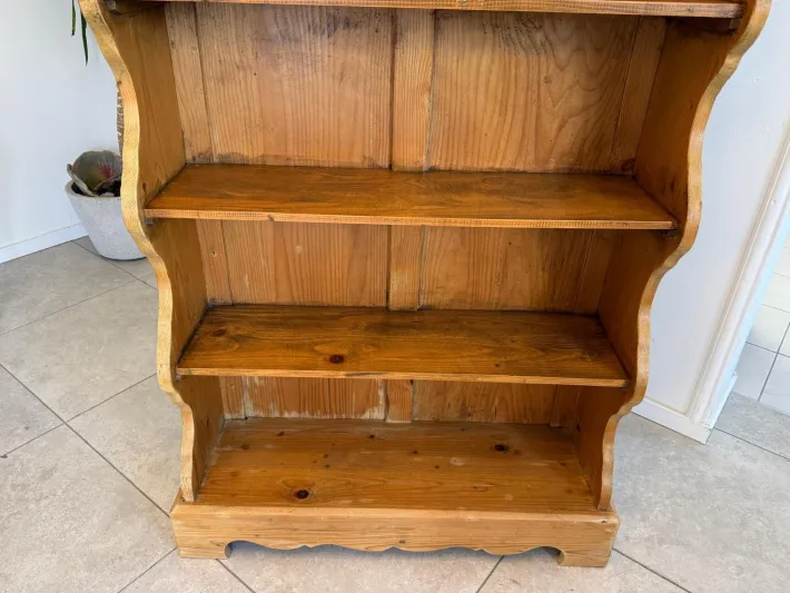 Pamono Farmhouse Bookcase in Natural Wood