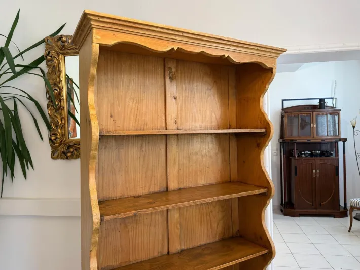 Pamono Farmhouse Bookcase in Natural Wood