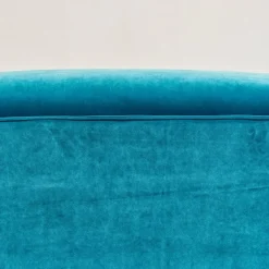 Pamono Fiandra Corner Modular Sofa in Blue Velvet by Vico Magistretti for Cassina, 1980s, Set of 4 Discount