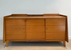 Pamono Fir and Rattan Sideboard Online