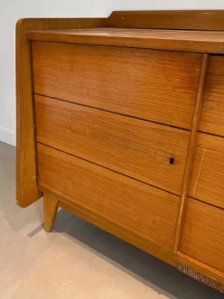 Pamono Fir and Rattan Sideboard Online