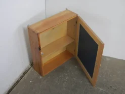 Pamono Fir Cabinet with Mirror, 1970s Best