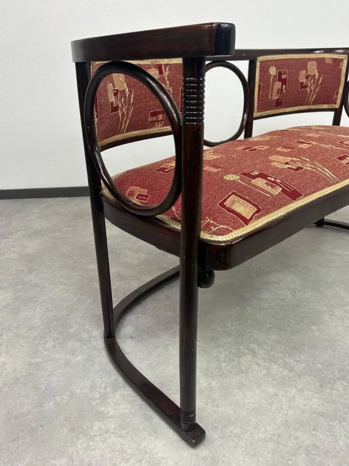 Pamono Fledermaus Bench by Josef Hoffmann, 1905 Sale