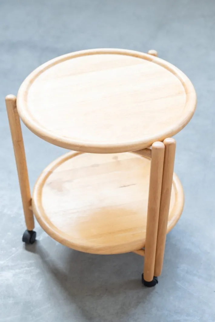 Pamono Foldable Food Trolley by Jens Quistgaard, Denmark, 1960s