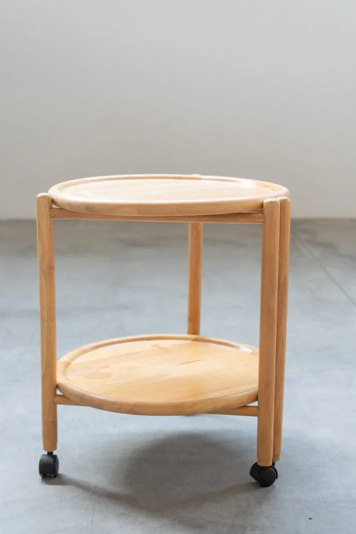 Pamono Foldable Food Trolley by Jens Quistgaard, Denmark, 1960s