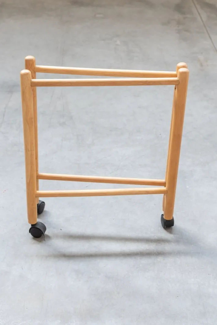 Pamono Foldable Food Trolley by Jens Quistgaard, Denmark, 1960s