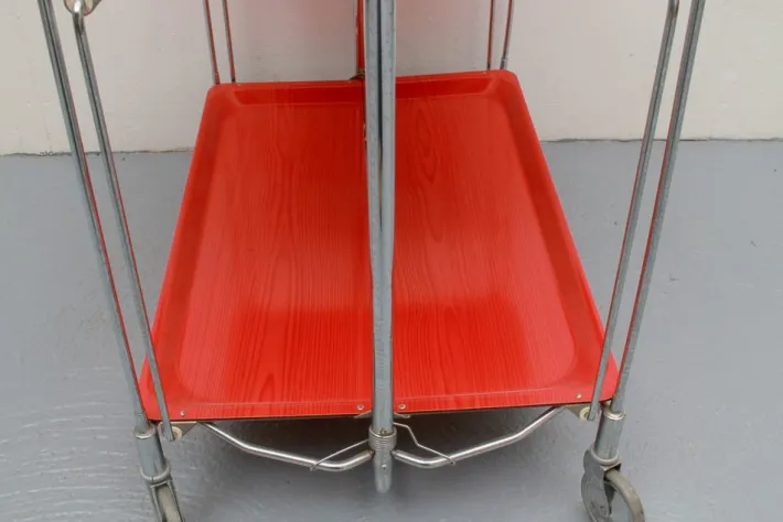 Pamono Foldable Serving Cart from Dinett, 1970s Discount