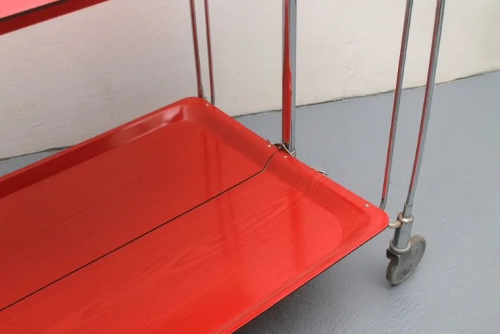 Pamono Foldable Serving Cart from Dinett, 1970s Discount