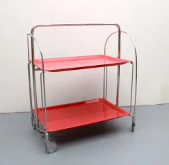 Pamono Foldable Serving Cart from Dinett, 1970s Discount
