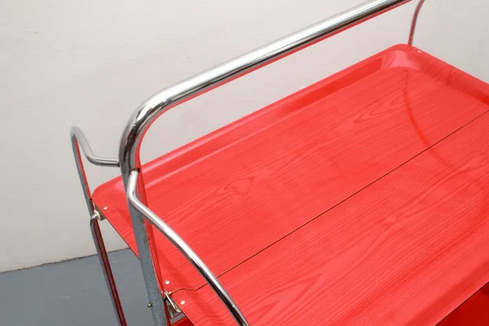 Pamono Foldable Serving Cart from Dinett, 1970s Discount