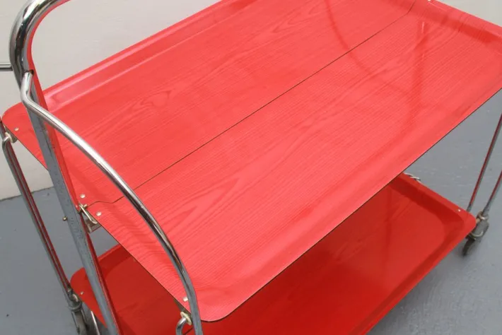 Pamono Foldable Serving Cart from Dinett, 1970s Discount