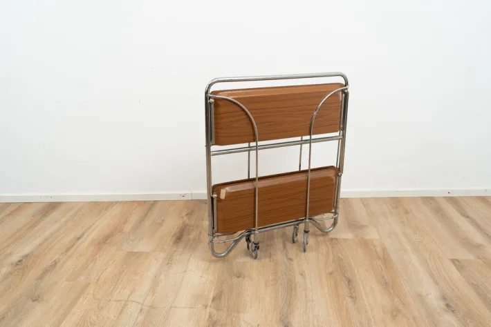 Pamono Foldable Serving Trolley by Bremshey & Co., 1960s Outlet