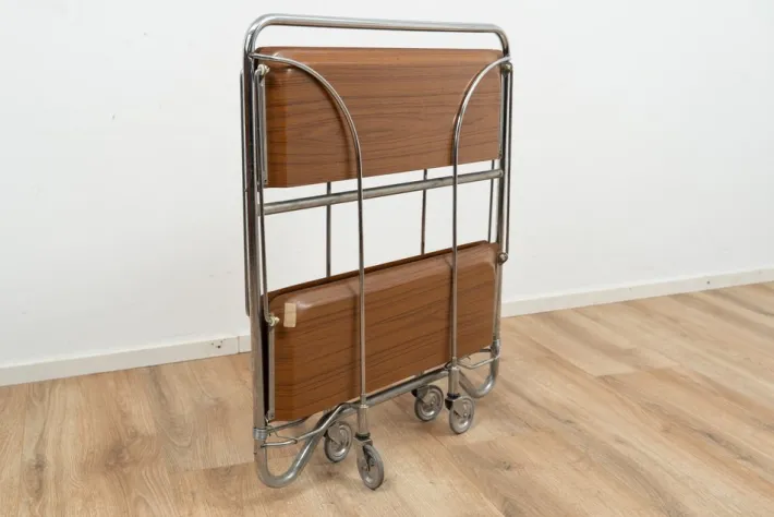 Pamono Foldable Serving Trolley by Bremshey & Co., 1960s Outlet