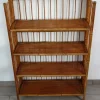 Pamono Folding Bamboo Shelf, 1950s Sale