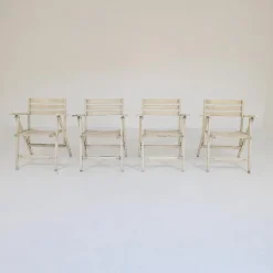 Pamono Folding Chairs by Fratelli Reguitti, 1960s, Set of 4 Outlet