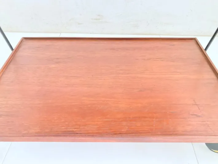 Pamono Folding Serving Trolley in Teak from Ilse Möbel, 1960s Online