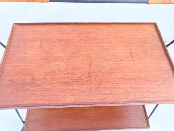 Pamono Folding Serving Trolley in Teak from Ilse Möbel, 1960s Online