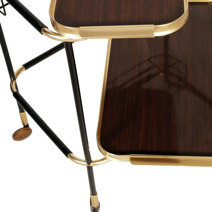 Pamono Formica & Metal Bar Cart from MB Italia, 1960s Clearance