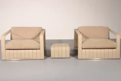 Pamono Frame Your Comfort Lounge Chairs and Table from Paola Lenti, 2000s, Set of 3 Outlet