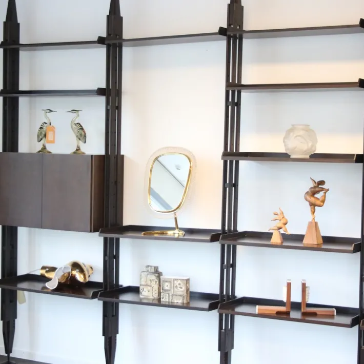 Pamono Franco Albini 4-Unit Shelving System by by Franco Albini for Poggi, Italy, 1960s Sale