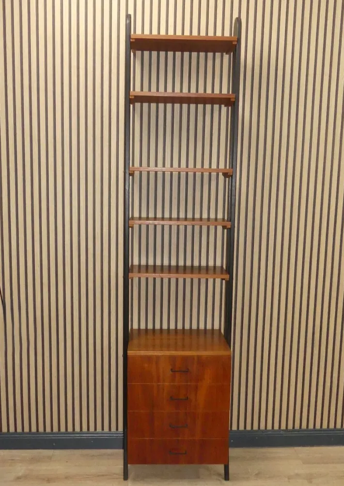 Pamono Freestanding Teak Shelf, 1960s Outlet