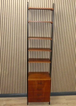 Pamono Freestanding Teak Shelf, 1960s Outlet