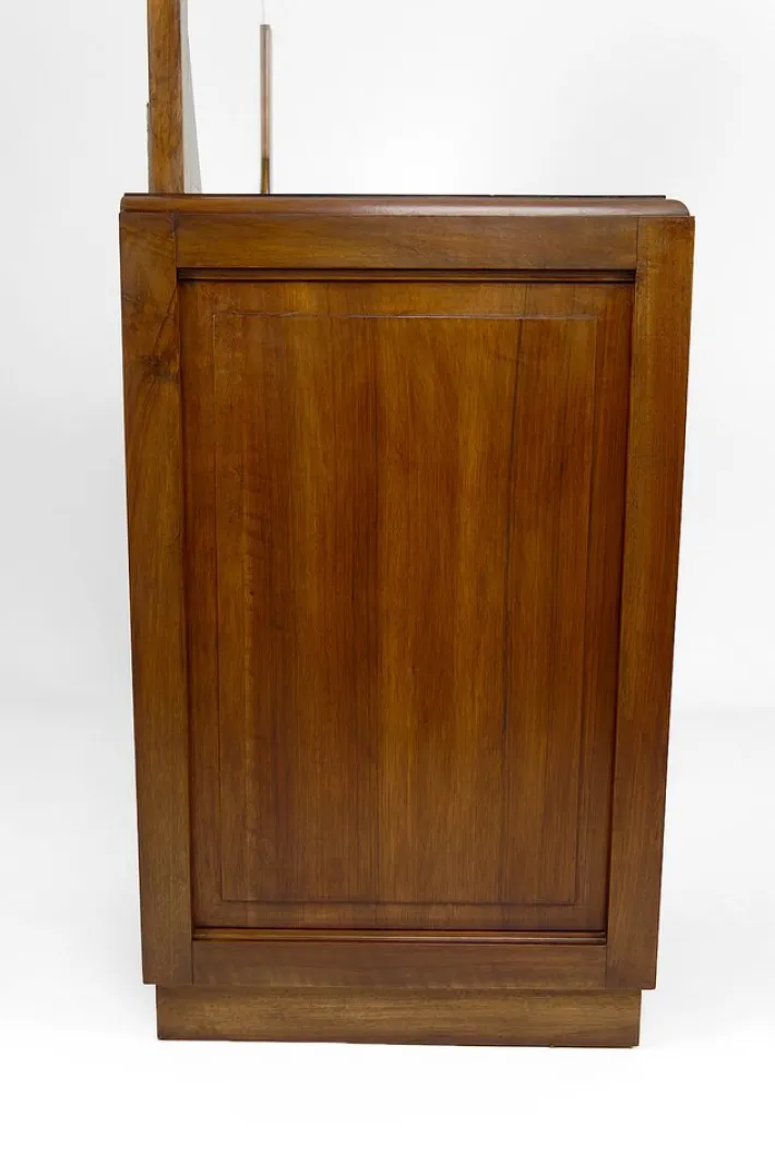 Pamono French Art Deco Dressing Table in Carved Walnut, 1930 Best