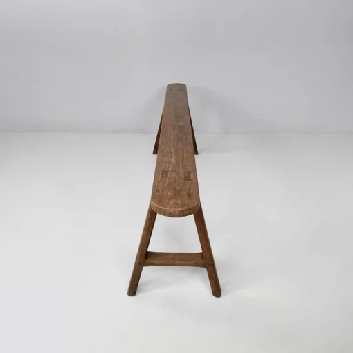 Pamono French Art Deco Narrow Wood Bench, 1930s Clearance