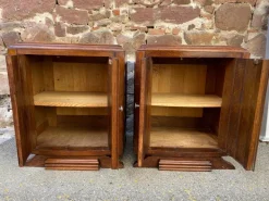 Pamono French Art Deco Nightstands, 1940s, Set of 2