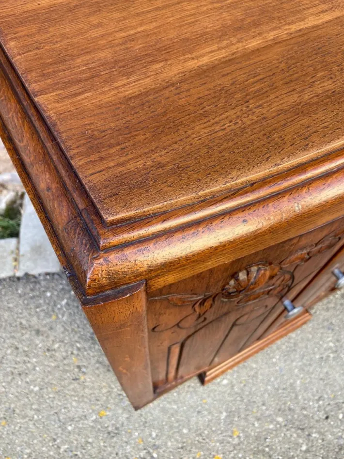 Pamono French Art Deco Nightstands, 1940s, Set of 2