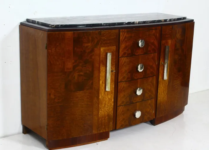 Pamono French Art Deco Sideboard, 1930s