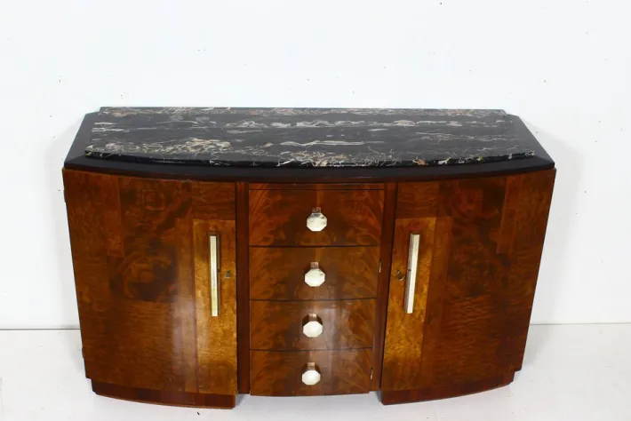 Pamono French Art Deco Sideboard, 1930s