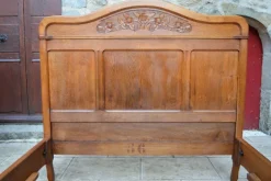 Pamono French Art Nouveau Beds and Nightstand in Oak, 1910, Set of 3 Clearance