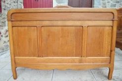 Pamono French Art Nouveau Beds and Nightstand in Oak, 1910, Set of 3 Clearance