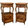 Pamono French Bedside Tables with Cabriole Legs, 1950s, Set of 2