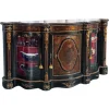 Pamono French Boulle Style Sideboard with Brass Inlay and Gilt Bronze Mounts, 1920s Best