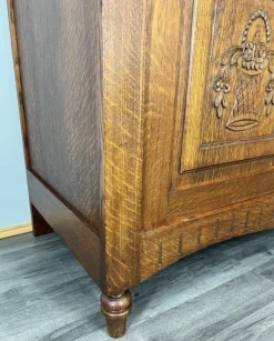 Pamono French Buffet in Oak with Marble Top New