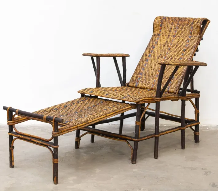 Pamono French Deck Chair, 1930s New