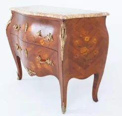 Pamono French Empire Commode Bombe Chest of Drawers, 1890s Online