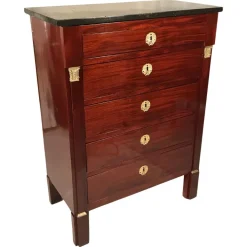 Pamono French Empire Highboy Dresser, 1810s Sale